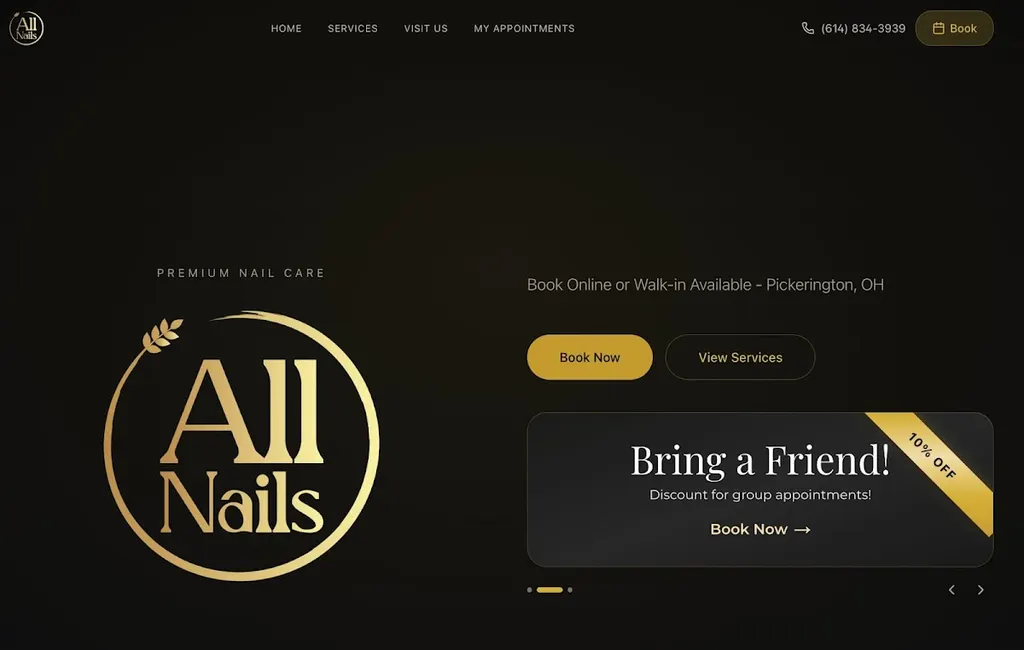 All Nails Salon — Nail salon in Pickerington